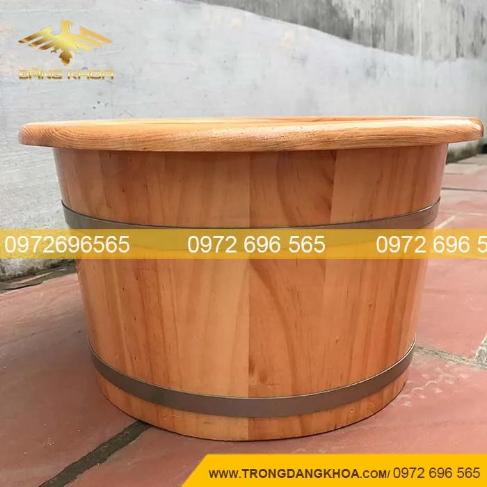 Chậu gỗ ngâm chân