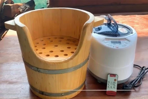 Thùng gỗ xông đầu để làm gì?