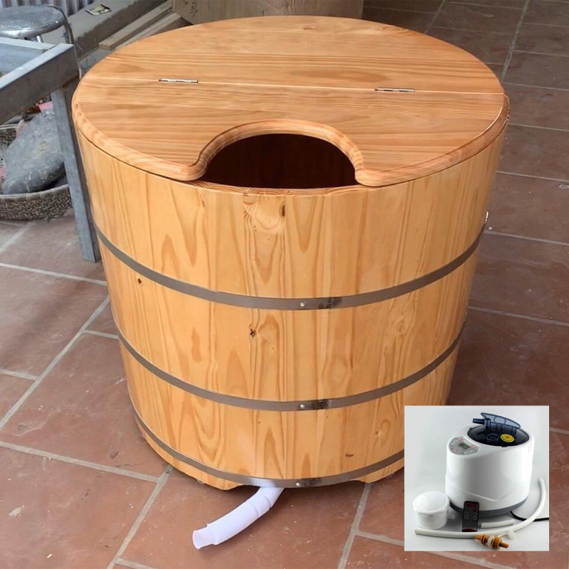 Sử dụng thùng tắm xông hơi bằng gỗ có tốt không?
