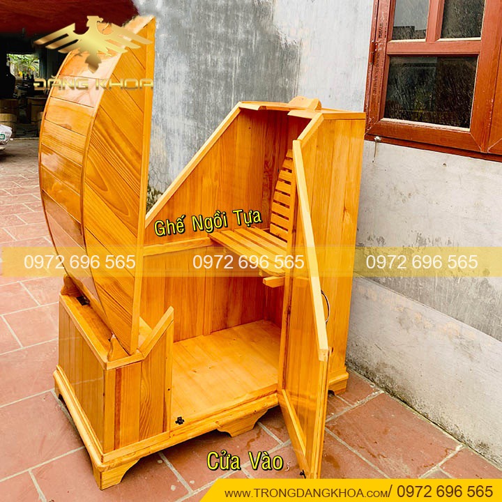 Bồn gỗ xông hơi
